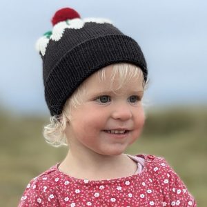 Christmas Pudding Bobble Hat